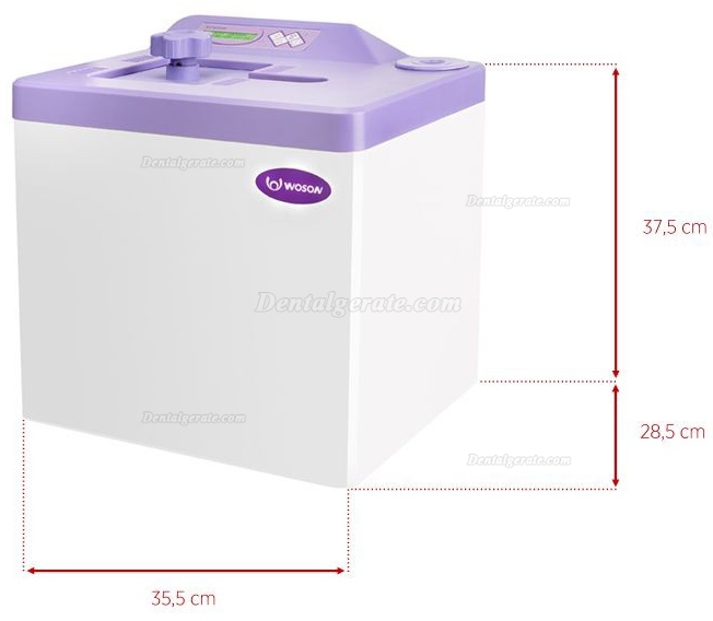 WOSON&reg; HS-D-2D 2L Mini Dental Autoklaven Sterilisator Klass B